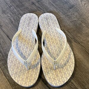 Tory Burch flip flops.